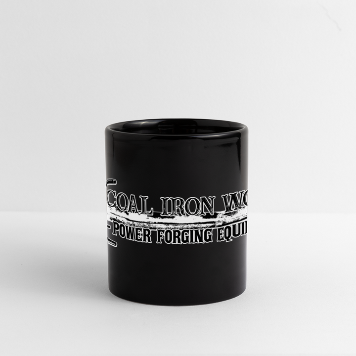 Coal Iron Sword Mug - black