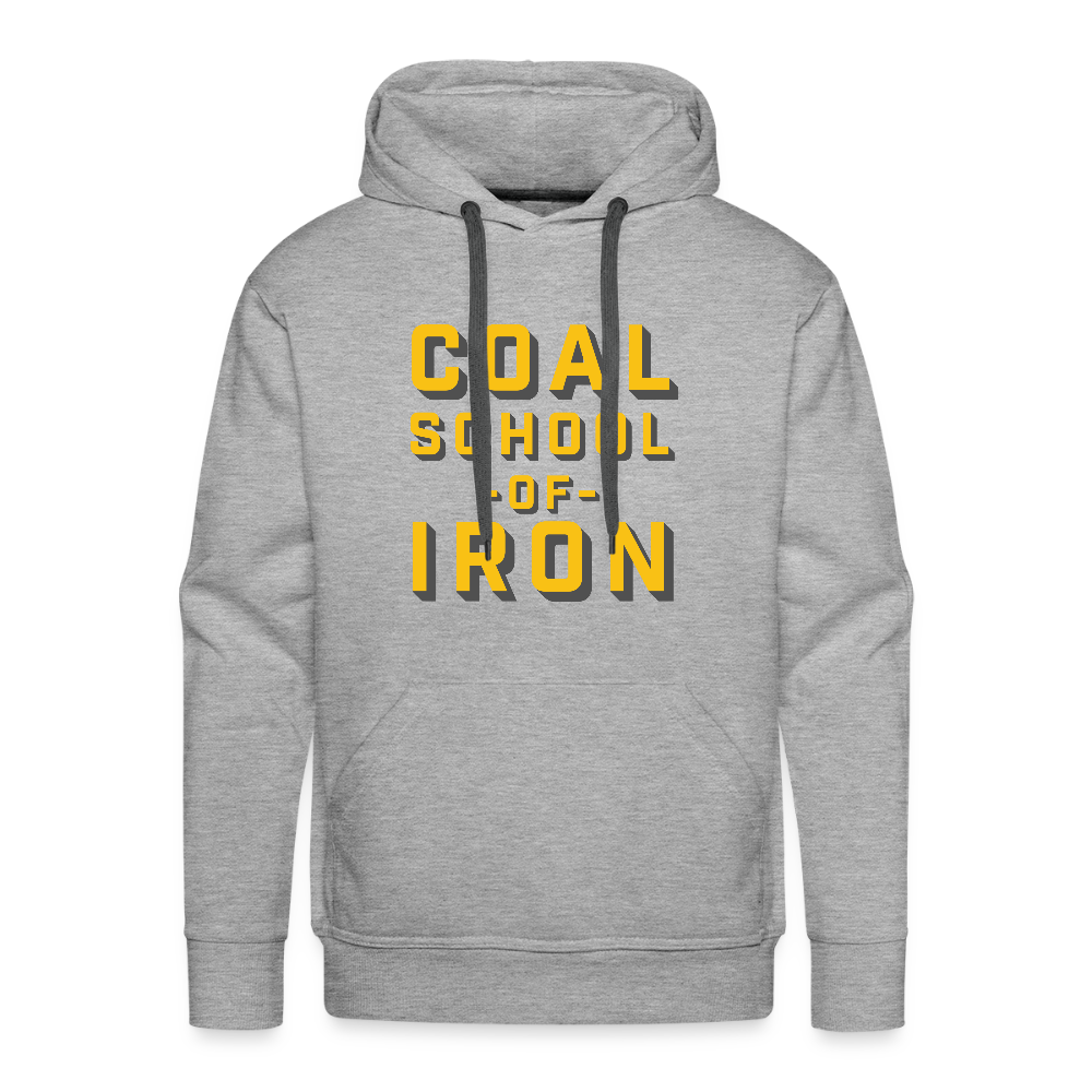 Coal School Premium Hoodie - heather grey