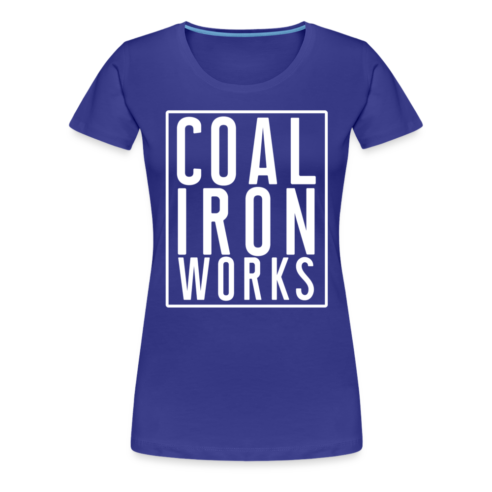 Women’s Premium CIW White Logo T-Shirt - royal blue