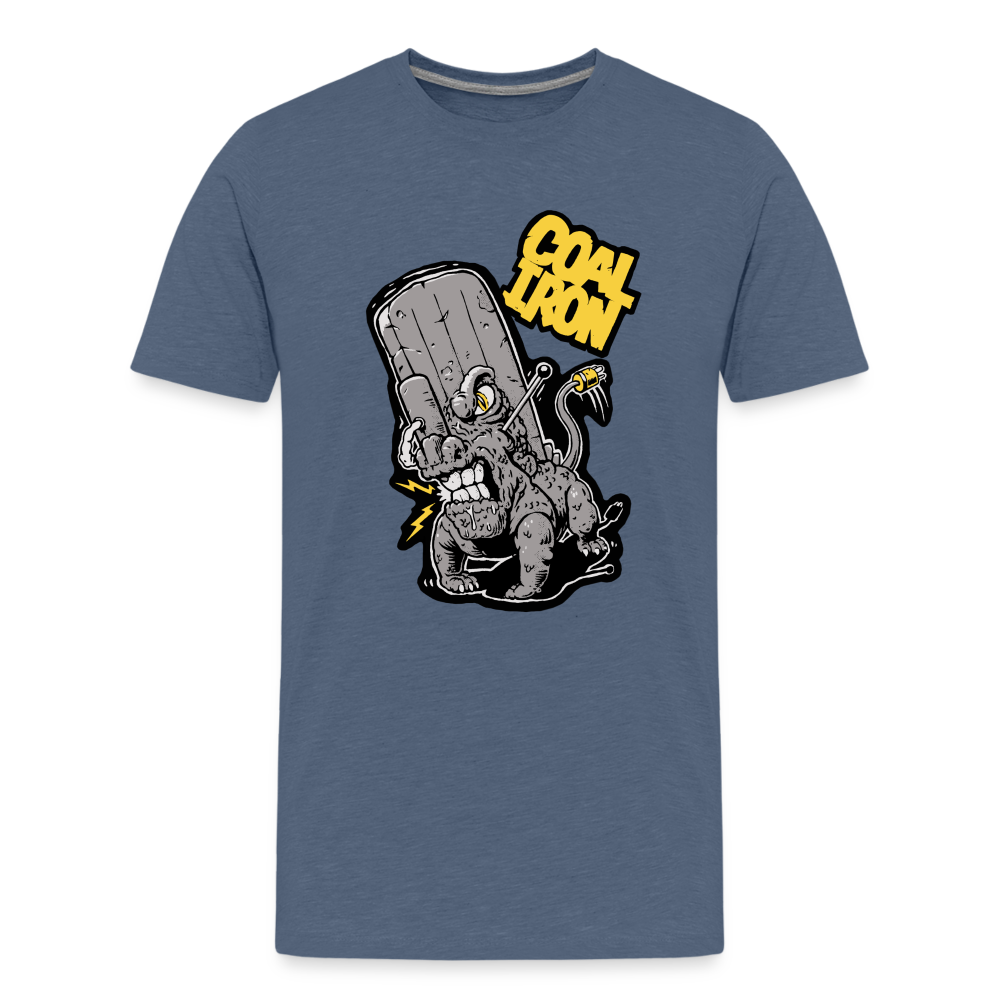 Kids' Premium MONSTER 16-Ton T-Shirt - heather blue