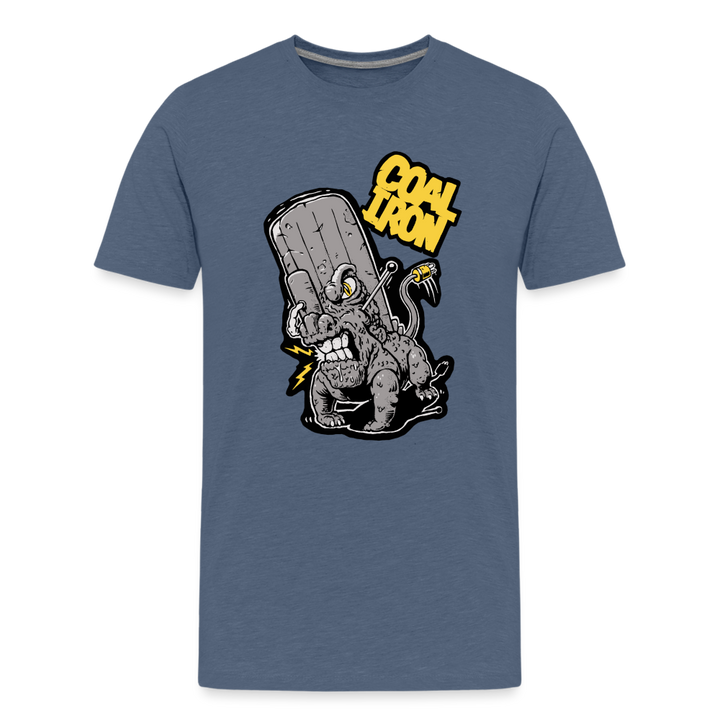 Kids' Premium MONSTER 16-Ton T-Shirt - heather blue