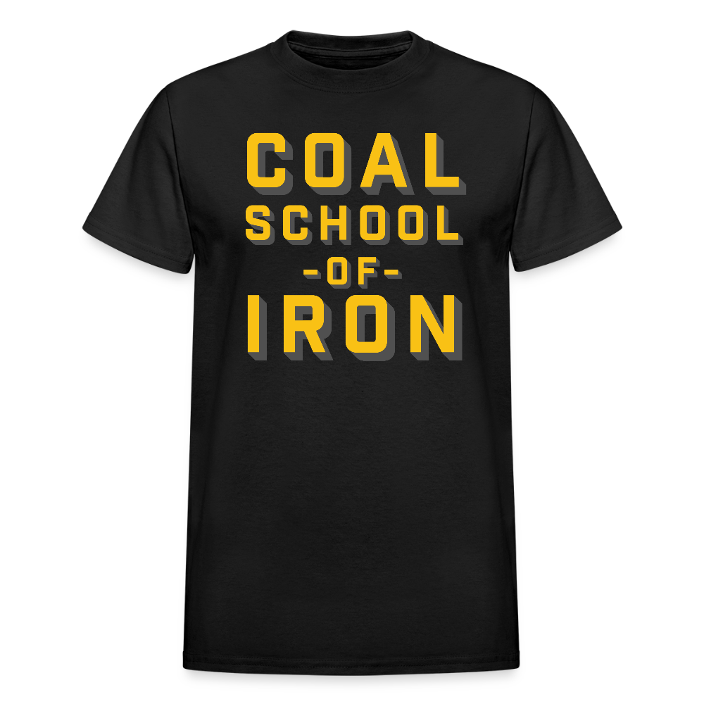 Coal School Heavyweight Tee - black