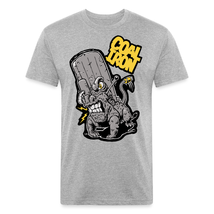 Men's Fitted Cotton/Poly MONSTER 16-Ton T-Shirt - heather gray