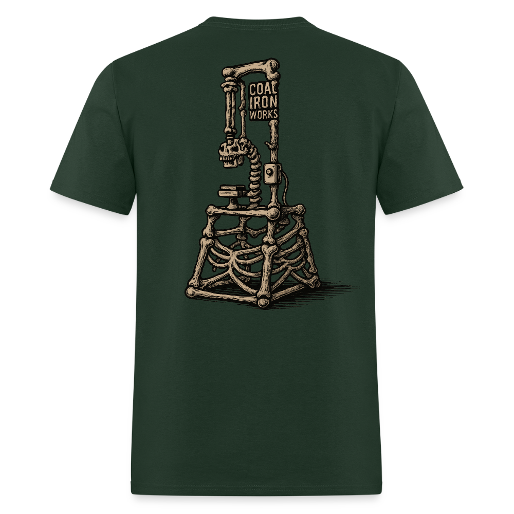 Good Bones C-Frame Tee - forest green