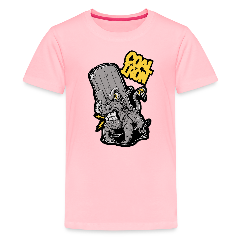 Kids' Premium MONSTER 16-Ton T-Shirt - pink