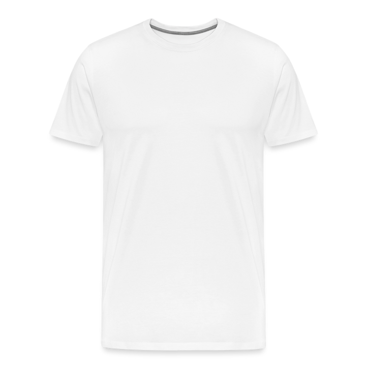 Men's Premium CIW White Logo T-Shirt - white