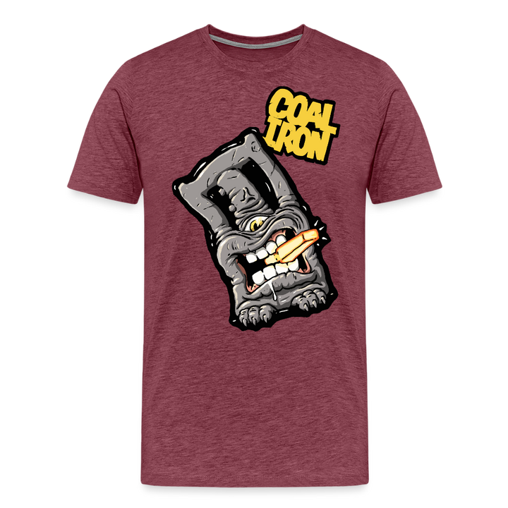 Men's Premium MONSTER 12-Ton T-Shirt - heather burgundy