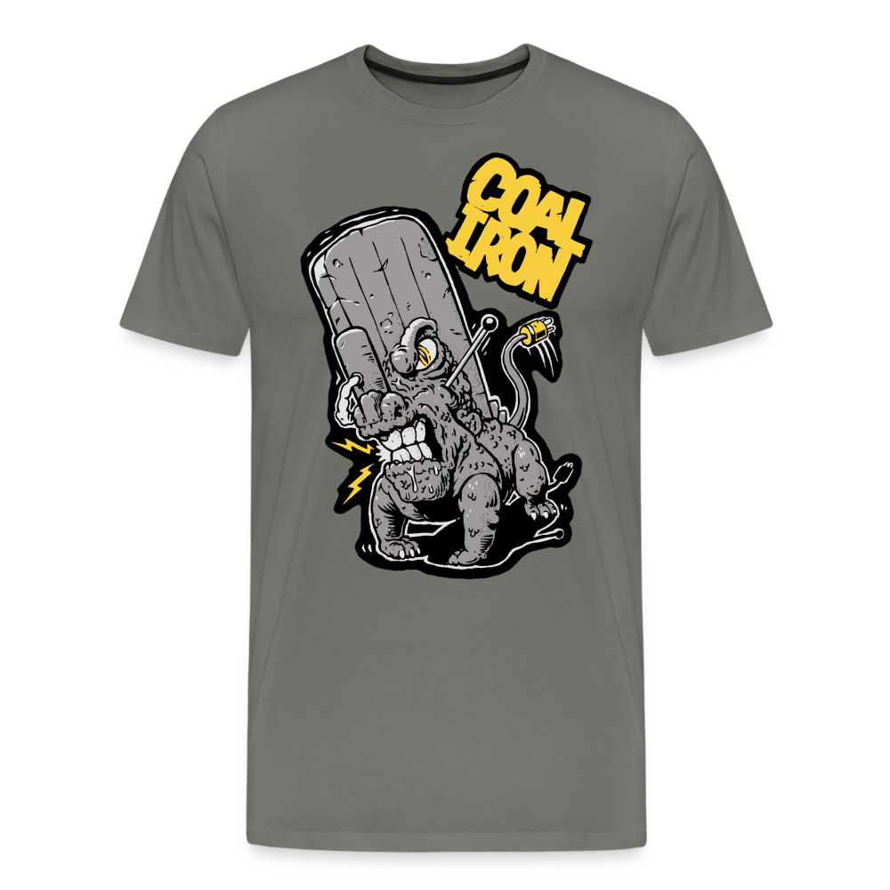 Men's Premium MONSTER 16-Ton T-Shirt - asphalt gray