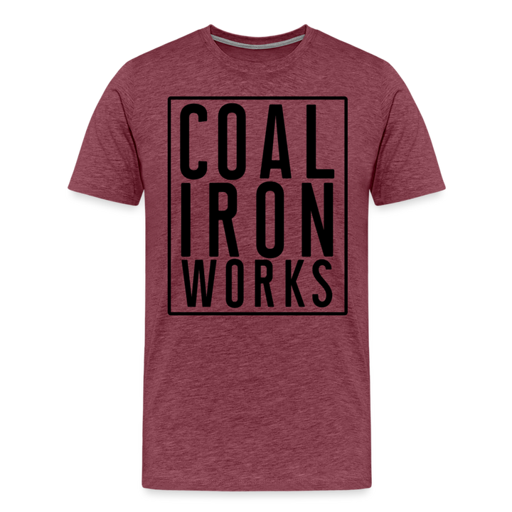 Men's Premium CIW Logo T-Shirt - heather burgundy