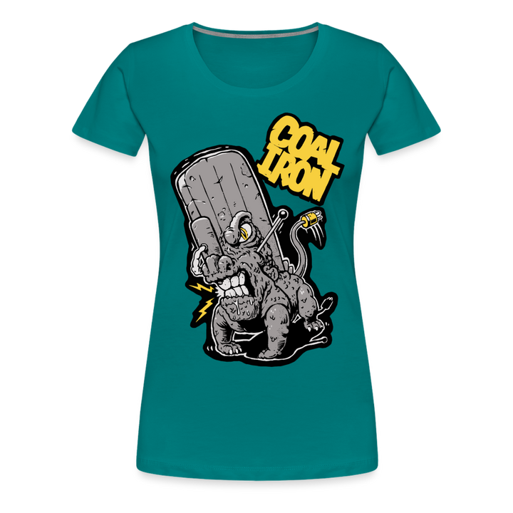 Women’s Premium MONSTER 16-TON T-Shirt - teal