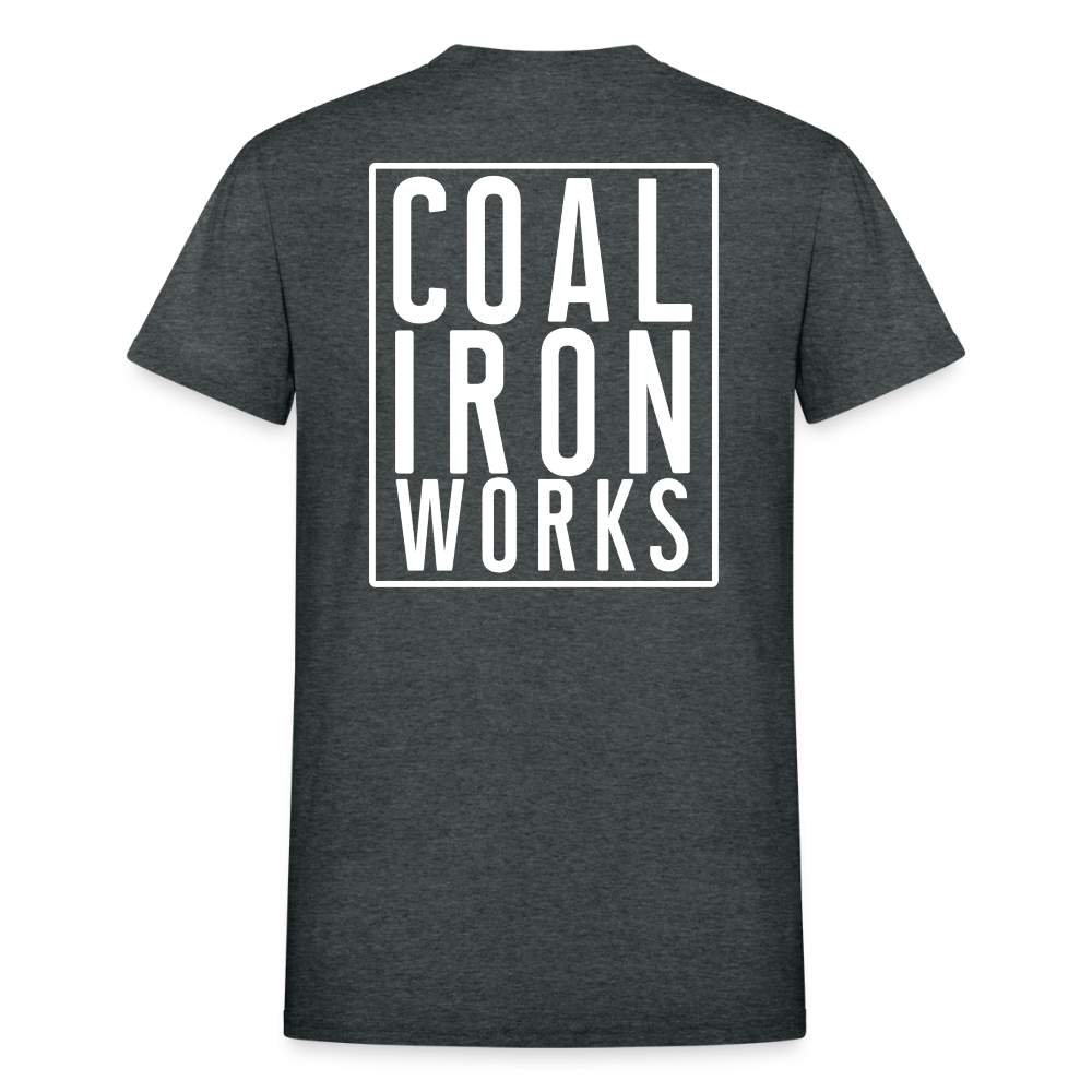 Support American Handmade Heavyweight Tee - deep heather