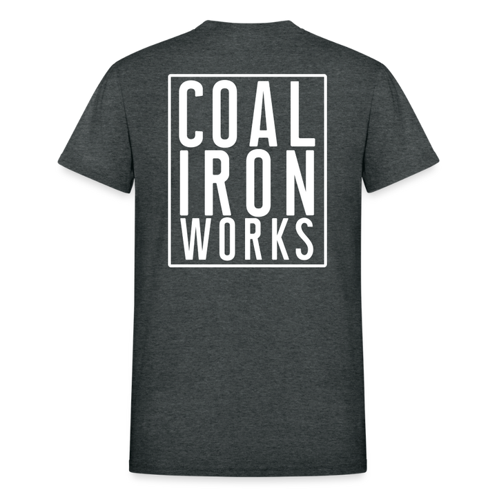 Support American Handmade Heavyweight Tee - deep heather