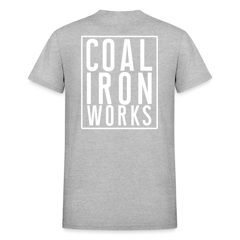 Support American Handmade Heavyweight Tee - heather gray