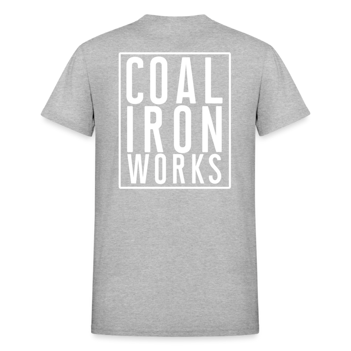 Support American Handmade Heavyweight Tee - heather gray
