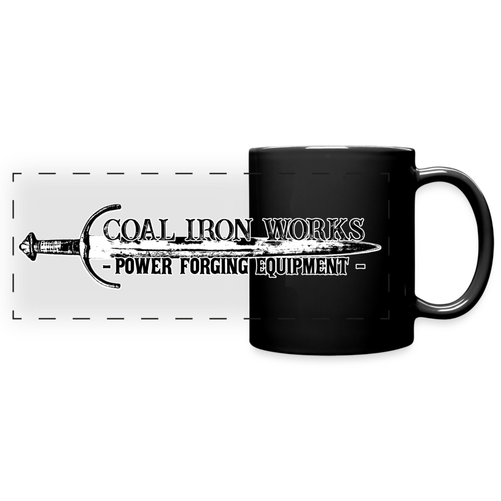 Coal Iron Sword Mug - black