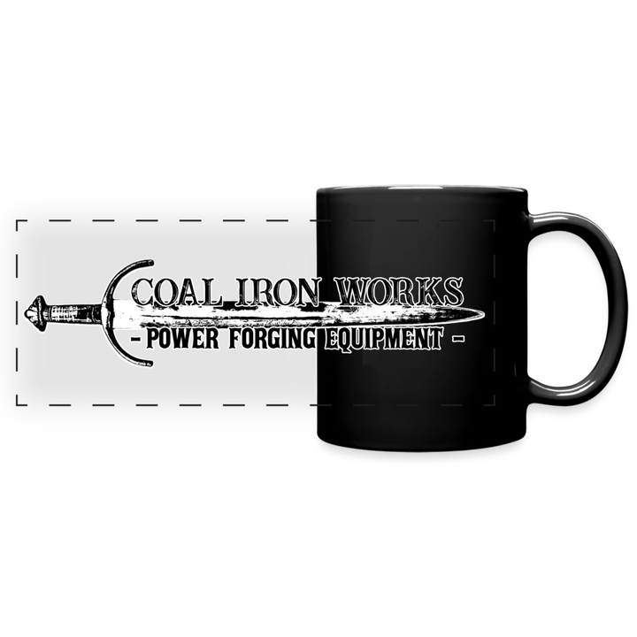 Coal Iron Sword Mug - black