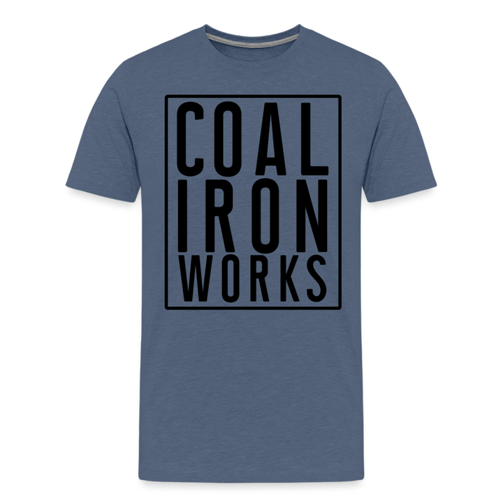 Men's Premium CIW Logo T-Shirt - heather blue