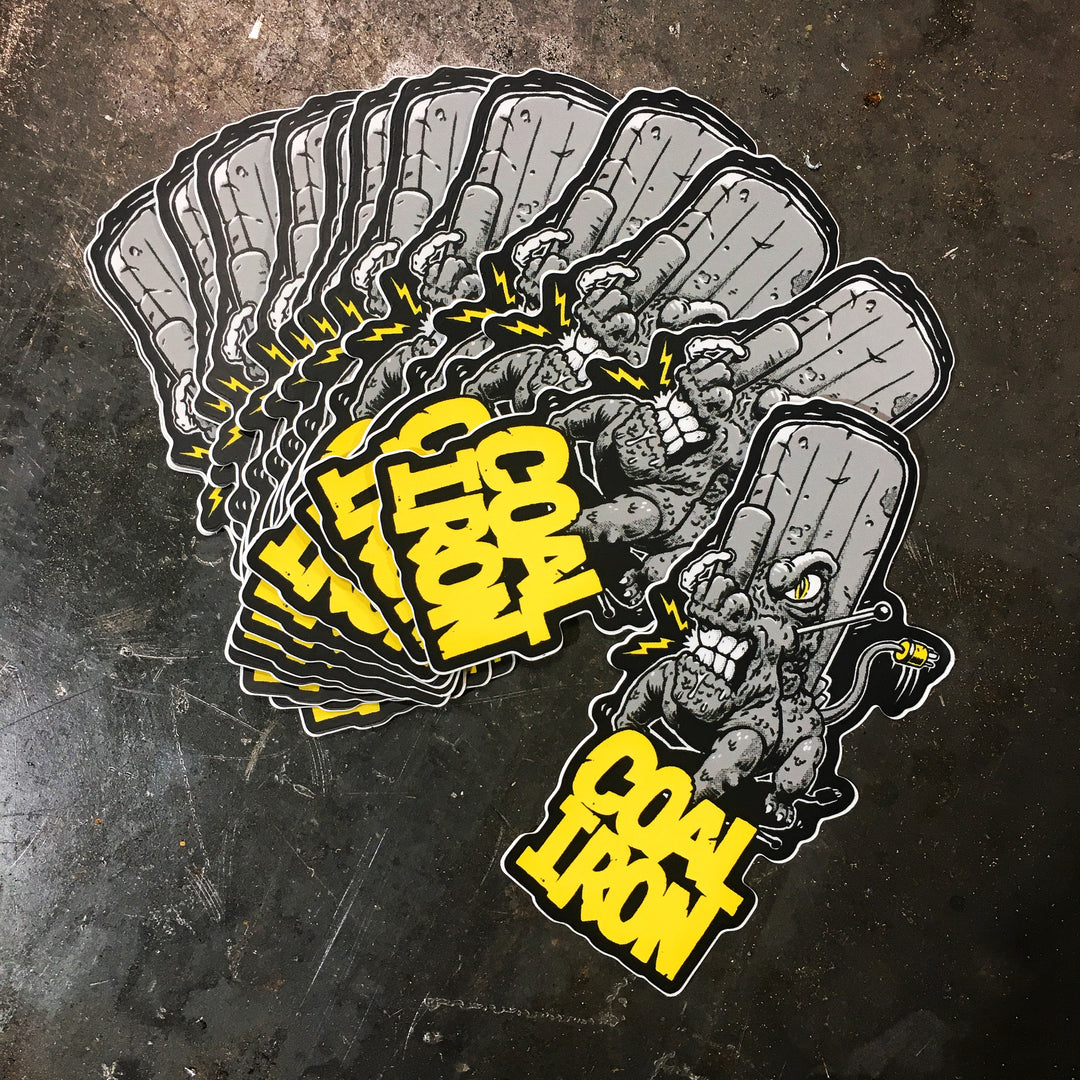 Coal Iron MONSTER Stickers