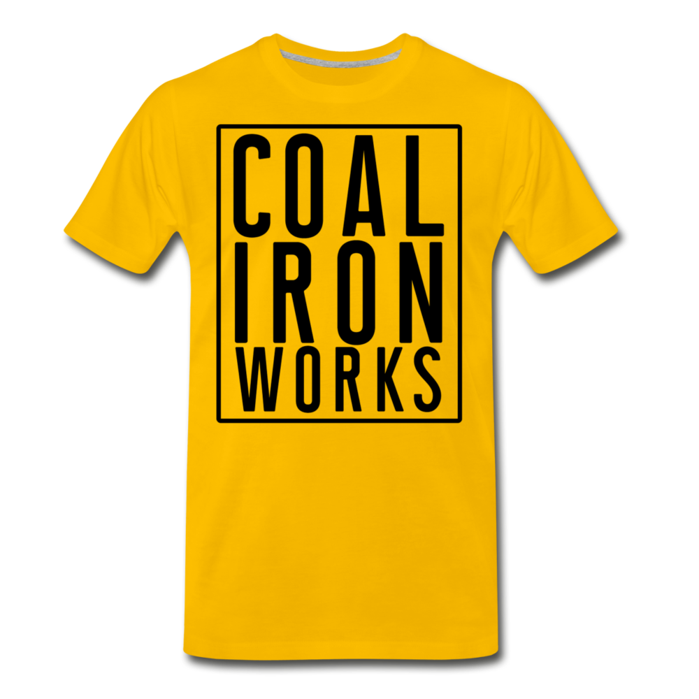 Men's Premium CIW Logo T-Shirt - sun yellow