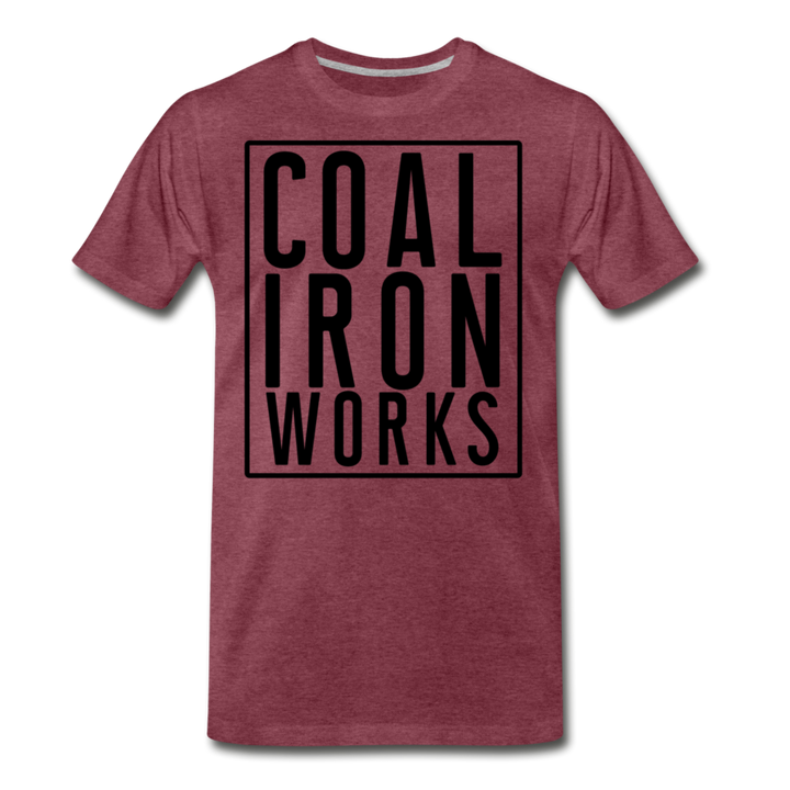 Men's Premium CIW Logo T-Shirt - heather burgundy