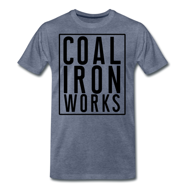 Men's Premium CIW Logo T-Shirt - heather blue