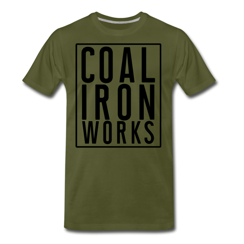 Men's Premium CIW Logo T-Shirt - olive green
