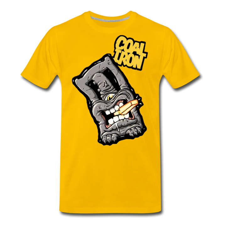 Men's Premium MONSTER 12-Ton T-Shirt - sun yellow