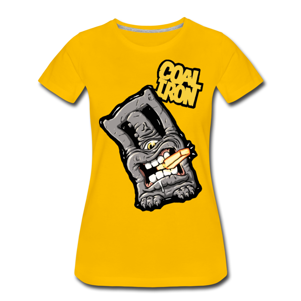 Women’s Premium MONSTER 12-Ton T-Shirt - sun yellow