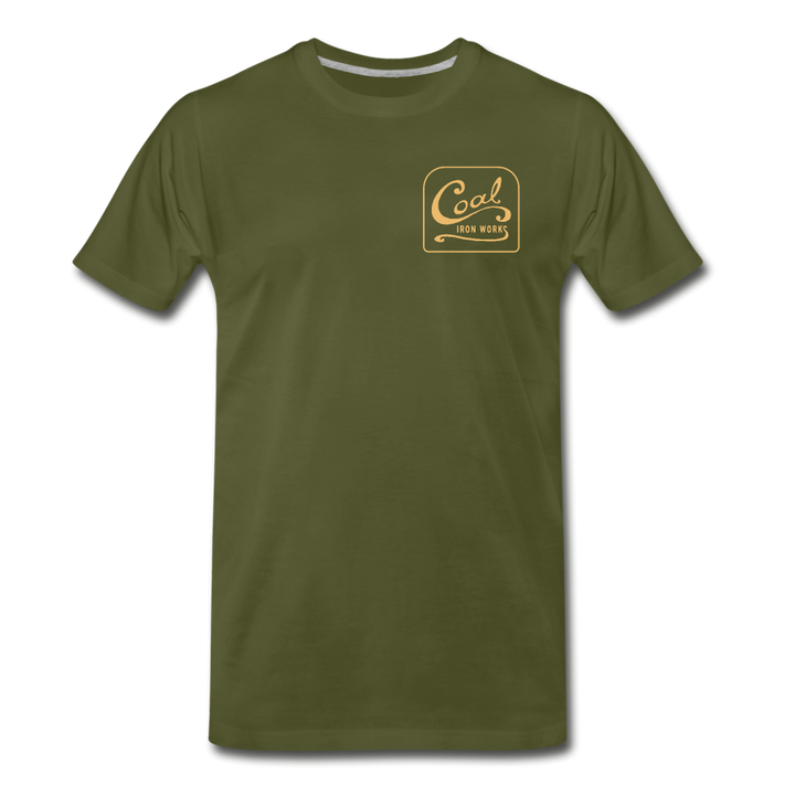 Coal Iron Vintage Gold - olive green