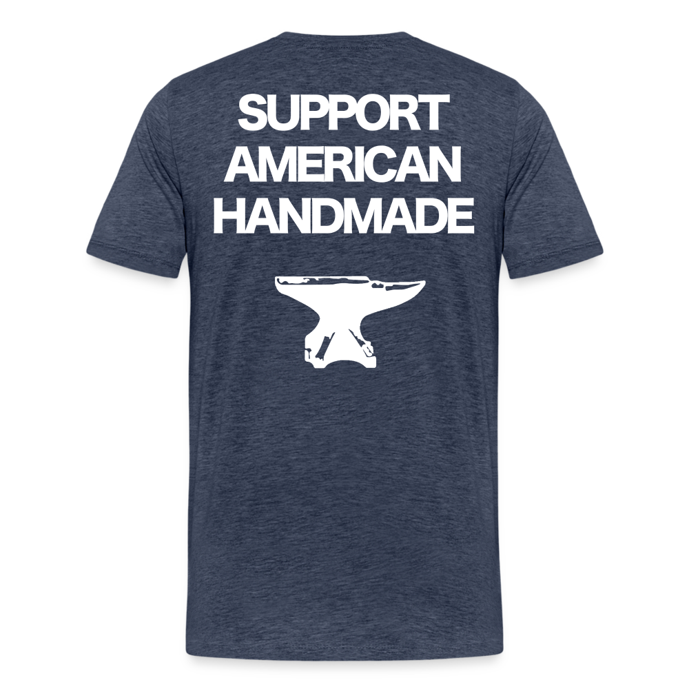 American Made Premium T-Shirt - heather blue